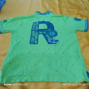 Cute Green Polo T-Shirt