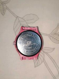 Pink Floral Focus Watch