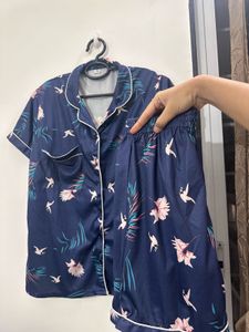 Floral Night Wear Co-ord Set