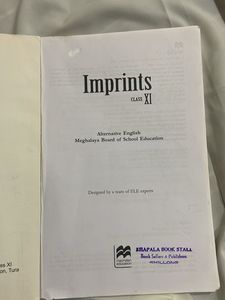 Ncert Imprint class 11