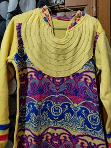woolen Yellow Kurta