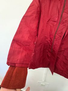 Red Hooded Jacket