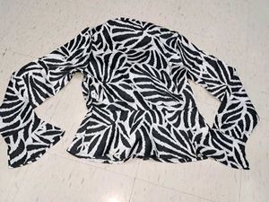 Zebra Print Top