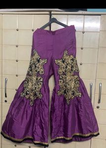 Long Frock Lavender Colour