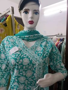 Angrakha Frock Kurti Set