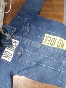 Denim Jacket with Patches
