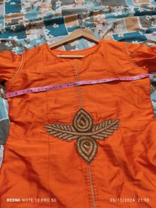 Yellow Embroidered Dress