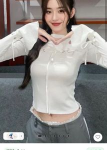 Ribbed Long Sleeve Crop Top