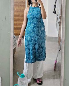 Halter neck Kurti
