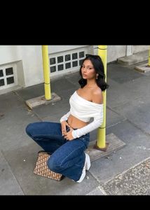 White Off-the-Shoulder Top