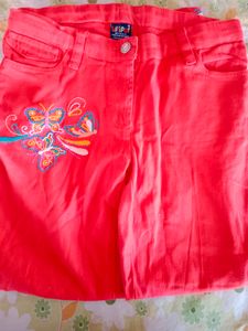 Girls Stylish Red Pant