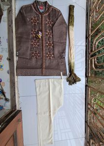 Boys 3-Piece Embroidered Outfit