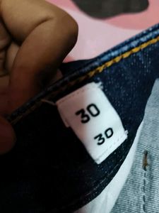 Dark Blue Denim Jeans