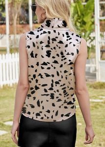 Stylish Print Sleeveless Top