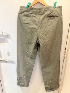 Brand New Pleated Olive Green Trousers For Men