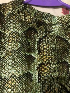 Snake Print Top.