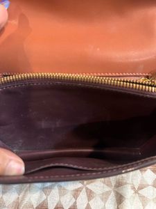 Charles &amp; Keith Metallic Accent Push Lock Bag New
