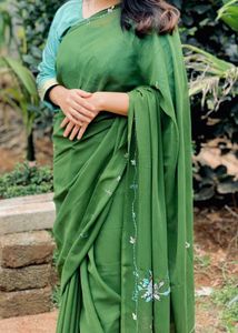 Elegant Green Saree