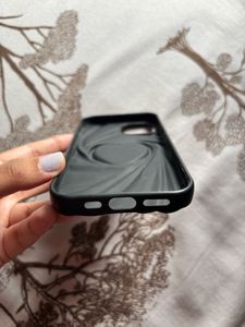 3D Black Heart Design Phone Case For Iphone 15