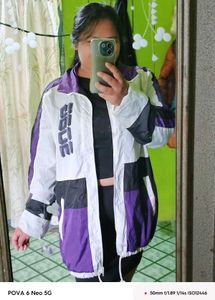 Stylish Color Block Jacket