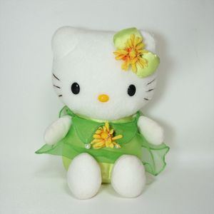 Hello kitty sanrio Plush Green Flower dress