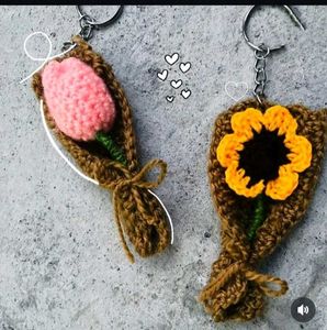 Flower Bouquet Keychains
