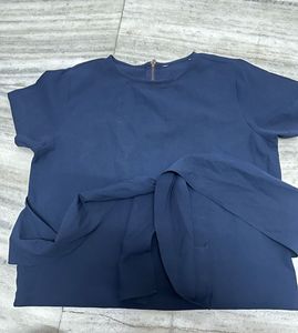 Elegant Navy Blue Top