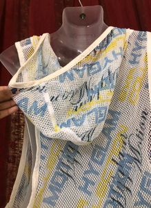 EXR white Net Mini Dress