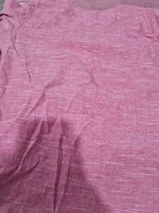 Pink Embroidered Kurta