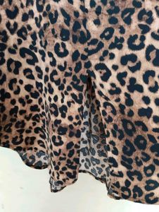 Leopard Print Tunic Top imported quality
