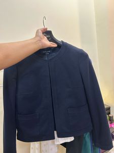 Chic Navy Blue Jacket
