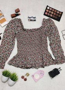Girlish Flared Top