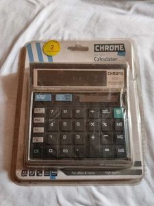 Chrome Calculator - Model 9211