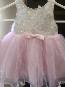 Pink Sequin Tulle Dress
