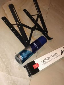 Foldable Laptop Stand + Body Mist Combo