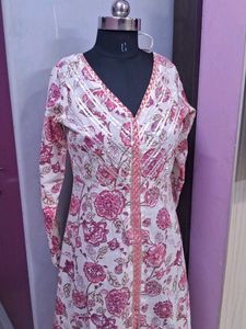 Floral Print Kurta