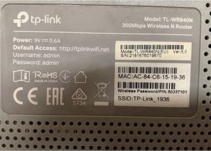 TP-link 300Mbps Wireless N Speed N300 TL-WR840N
