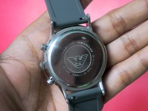 EMPORIO ARMANI Men Analog Gunmetal-Toned Chronogra