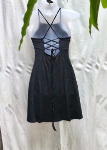 5196 MINI BLACK CUTE DRESS