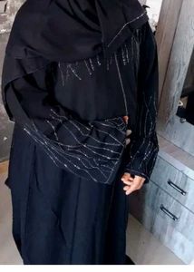 Abayas Butter Fly Design And A Line