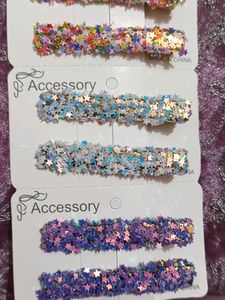 4 Korean Hair Clips -2 pairs