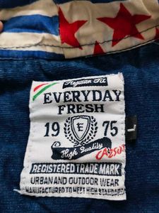 Blue Denim Style Jacket