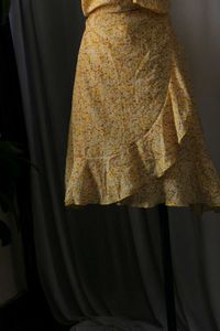 Urbanic Floral Yellow Dress