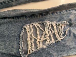 Ripped Jeans - Light Wash Blue