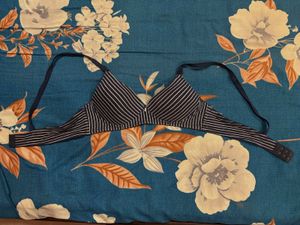 Striped Comfort Bra (Padded, Non Wired)