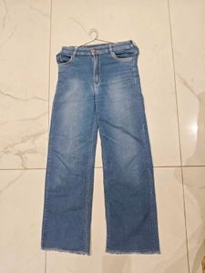 Wide Leg Denim Jeans