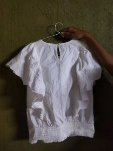 Ruffles White Top