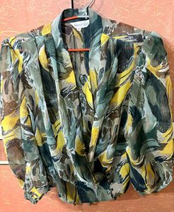 Vintage Print Blouse