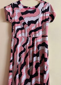 Korean Pink Frock - L Size