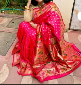 Paithani Design Border Saree
